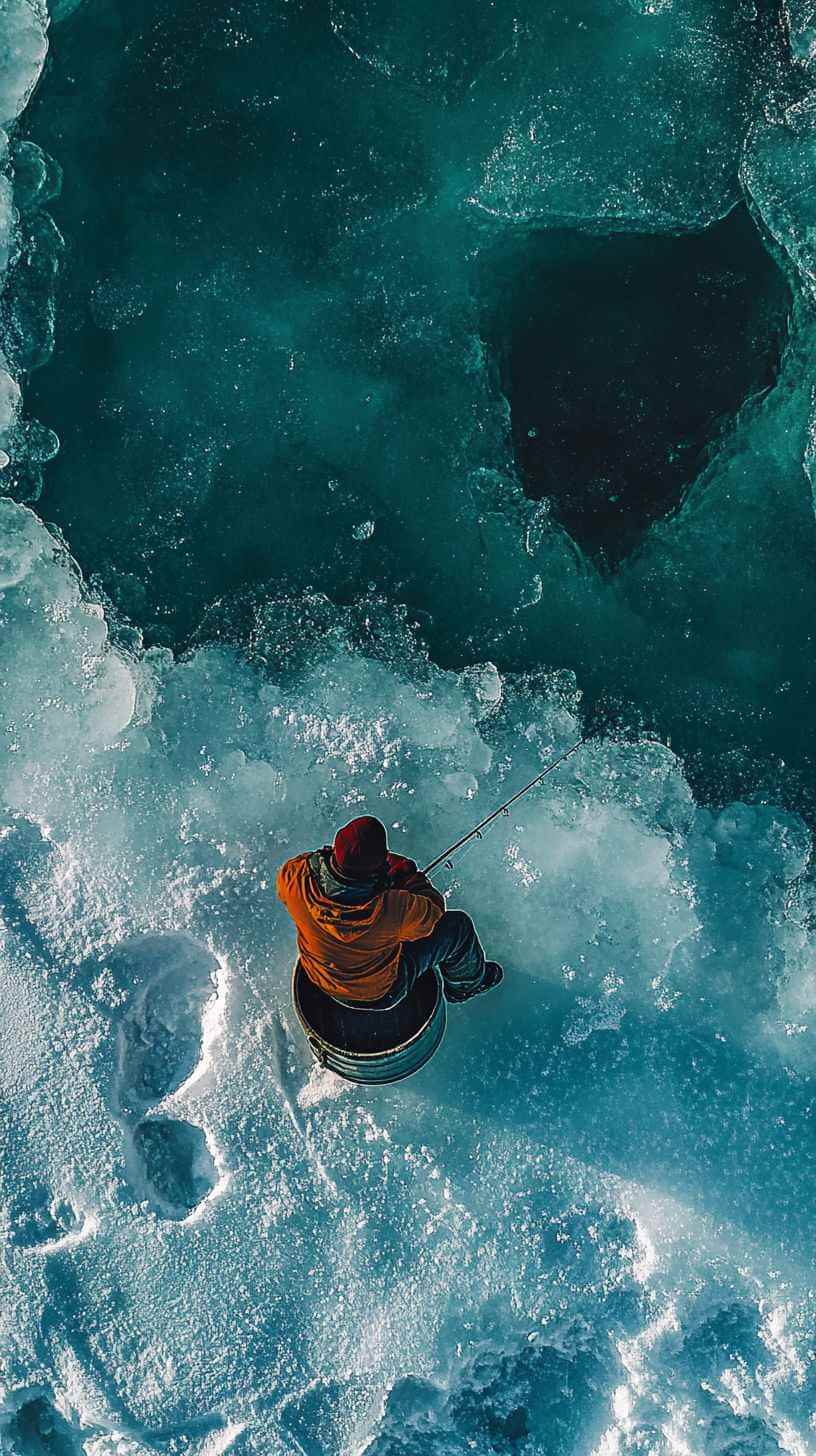 Инструктор IceCatch помогает участникам подобрать снасти для зимней рыбалки